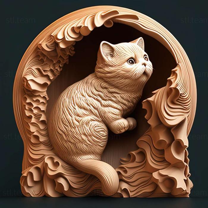 3D model Munchkin cat (STL)